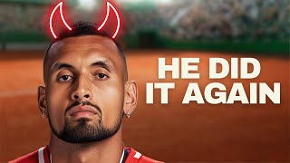 Nick Kyrgios Crosses the Line AGAIN with Sinner amp Kalinskaya [upl. by Yalahs902]