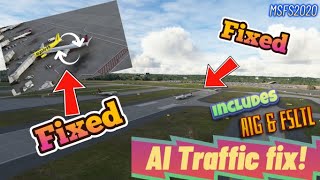 Msfs2020Ai Traffic issues on Taxiways amp Runways Ai traffic lots of Go Arounds Must Have Addon [upl. by Dwight]