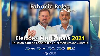 Sabatina com os Candidatos a Prefeito de Curvelo  Fabrício Neves  Eleições 2024 [upl. by Cooper]