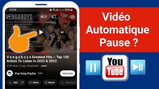 Problème de pause automatique de la vidéo YouTube  comment le résoudre Android et iOS [upl. by Arocat935]