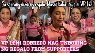 VP Leni Robredo Nag Unboxing ng Regalo from Supporters  VP Leni Robredo FB Live [upl. by Bridgid783]