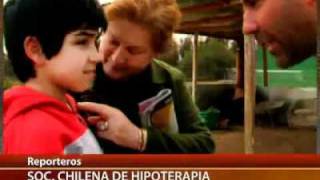 Hipoterapia Chile Reportaje Canal 13 [upl. by Anikehs]