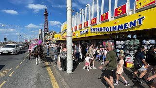 Blazing Blackpool🔥I Walk the Golden Mile🗼🎢 [upl. by Ahsilram547]