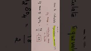 How to calculate Equivalent mass of H2SO4 [upl. by Taveda]