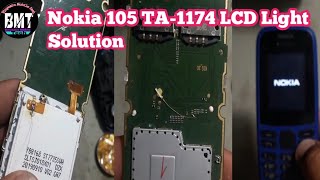 Nokia 105 TA 1174 LCD LIGHT SOLUTION [upl. by Lust910]