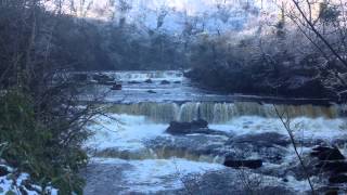 Winter Wensleydale Wonderland at Aysgarth Falls [upl. by Grae]