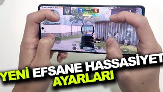 CFG 4 PARMAK HASSASİYET AYARLARI  PUBG MOBILE [upl. by Rifkin]