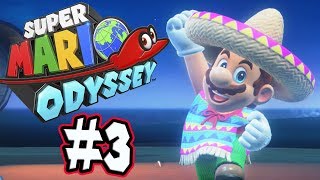 Super Mario Odyssey  Part 3 Shards in the Sand amp Inverted Pyramid co op gameplay [upl. by Parnas]