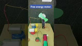 newproject how to make a free energy motor fan full speed motor fan dcmotor shorts shortfeed [upl. by Hilaire]