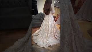 Walima bridal outfit😍👗❤ walima bridal entry song 🎶😍motivation bridaloutfit bridemusic 😍❤ [upl. by Zinnes]