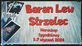 Horoskop tygodniowy 17 styczeń 2024✨ Znaki Ognia Baran Lew Strzelec 🧡 [upl. by Hjerpe75]