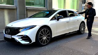 2024 Mercedes EQS 580 New Update  Electric S Class Full Drive Review Interior Exterior [upl. by Innor299]