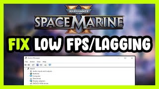 How to FIX Warhammer 40000 Space Marine 2 Low FPS Drops amp Lagging [upl. by Iruahs164]