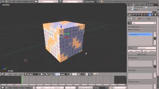 Blender Tutorial  The Mask Modifier and Vertex Groups [upl. by Drofniw]