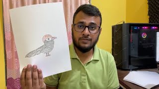 Complete the woodpecker drawing Dilli Wale Sharma Ji [upl. by Sitra]