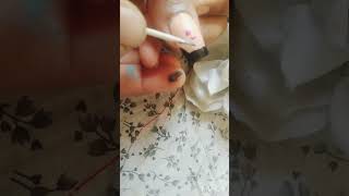 simple toothpick nail artnails viral bollywood [upl. by Hailed]