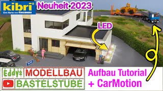 H0 Kibri Neuheit 2023 Kubushaus Anna  CarMotion Viessmann und Beleuchtung [upl. by Ednihek717]