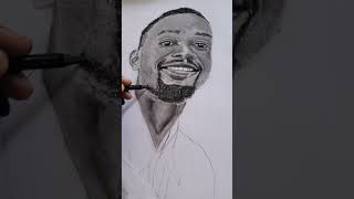 ALLBlackamp white portrait artz gallery Geeblackart hyperianism drawing drawingtutorial [upl. by Yaned586]