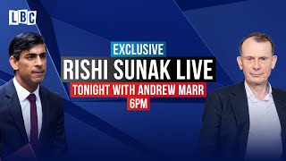 EXCLUSIVE Andrew Marr speaks to Rishi Sunak  Watch again [upl. by Korenblat]