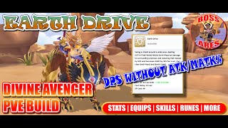 Ragnarok M Eternal Love  Divine Avenger Earth Drive PVE Build Guide [upl. by Gschu]