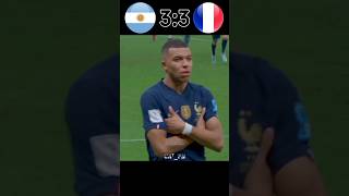 Argentina vs france 33 final cup world 2022  highlights football youtube shorts [upl. by Uball]