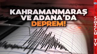 Kahramanmaraş Pazarcıkta ve Adanada Korkutan Deprem Halk Sokağa Döküldü [upl. by Roshan]