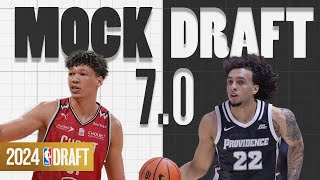 2024 NBA Mock Draft 70  The First Round [upl. by Dahl]