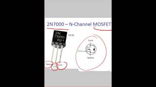 2n7000 transistor working ytshorts circuit [upl. by Angi]