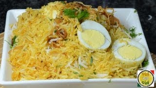 Egg Biryani  By Vahchef  Vahrehvahcom [upl. by Erbes]