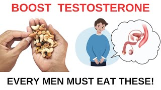 TOP 10 TESTOSTERONE BOOSTING FOODS EVERY MEN NEED TO EAT [upl. by Aviv432]