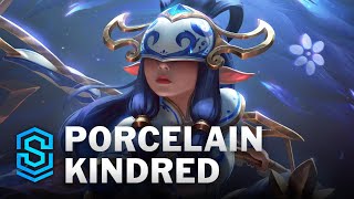 Porcelain Kindred Skin Spotlight  League of Legends [upl. by Kartis]