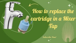 How to replace the cartridge in a mixer tap  lever mixer pipe fitting [upl. by Nester623]