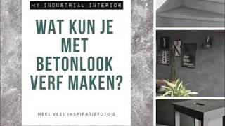 De mogelijkheden van betonlook verf [upl. by Rina]