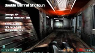 Doom 3 amp Resurrection of Evil  All Weapons amp Statistics [upl. by Kcirdez238]