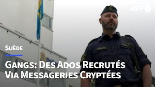 Dans la guerre des gangs en Suède des enfants tueurs recrutés sur les réseaux sociaux  AFP [upl. by Idoc35]