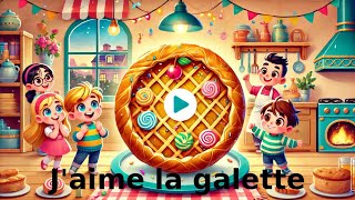 comptine  jaime la galette paroles [upl. by Slyke]