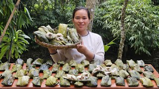 How To Make Banh Te Goes To Market Sell  Cook Food For Pigs  Ly Thi Ca [upl. by Mallissa]