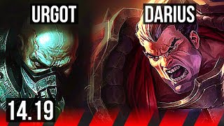 URGOT vs DARIUS TOP  7 solo kills  EUW Master  1419 [upl. by Ahtnicaj388]