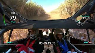 ONBOARD  DENDI EDO  SS1 ANTICLOCKWISE  KEJURNAS SPRINT RALLY PUT 3 LAWANG MALANG 2023 [upl. by Thanos]