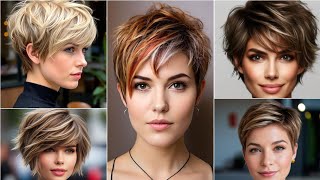 Beautiful Short Hair cut and bob hair dye colors ldeas 2024 [upl. by Mars]