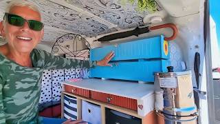 Budget Van Life Brilliance Unbelievably Cheap and Creative Ideas in this TINY DIY Van Build [upl. by Cj]