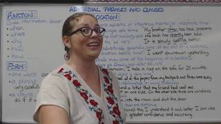 Adverbial Phrases and Clauses [upl. by Atikkin793]