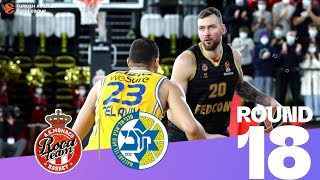 James 13 assists help Monaco to blast Maccabi Round 18 Highlights  Turkish Airlines EuroLeague [upl. by Forrest470]