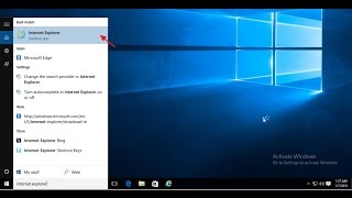 How to find classic Internet Explorer on Windows 10 [upl. by Aratas]