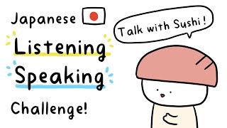 Informal Japanese Conversation Practice Listen and Answer 10 questions [upl. by Ipoillak]