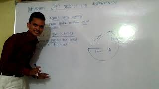 Difference between distance and displacement in Nanded By Salgare Sir [upl. by Verge]