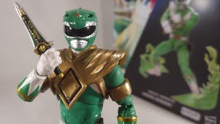 Hasbro Power Rangers Lightning Collection Remastered Mighty Morphin MMPR Green Ranger Review [upl. by Oswell]