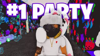 MAKING THE 1 PARTY IN ROBLOX MEEPCITY [upl. by Assirhc]