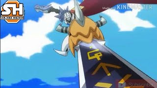 Digimon Adventure Tri  Omegamon Vs Jesmon Alpamon Roguemon [upl. by Yt756]