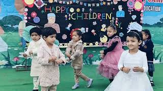 Rolly polly rolly polly song with action by Class Nursery Students  On Childrens day [upl. by Ettenna916]